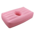 thumbnail image 1 of PVC Inflatable Bed - Post Surgery Recovery Bed with Hole, PVC Inflatable Bed, Inflatable Bed BBL Mattress with Electric Air Pump, After Surgery for Sleep (Pink), 1 of 14