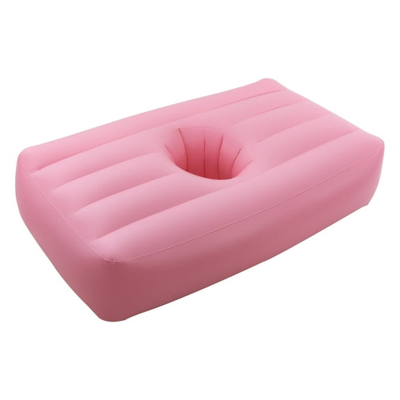 PVC Inflatable Bed - Post Surgery Recovery Bed with Hole, PVC Inflatable Bed, Inflatable Bed BBL Mattress with Electric Air Pump, After Surgery for Sleep (Pink)