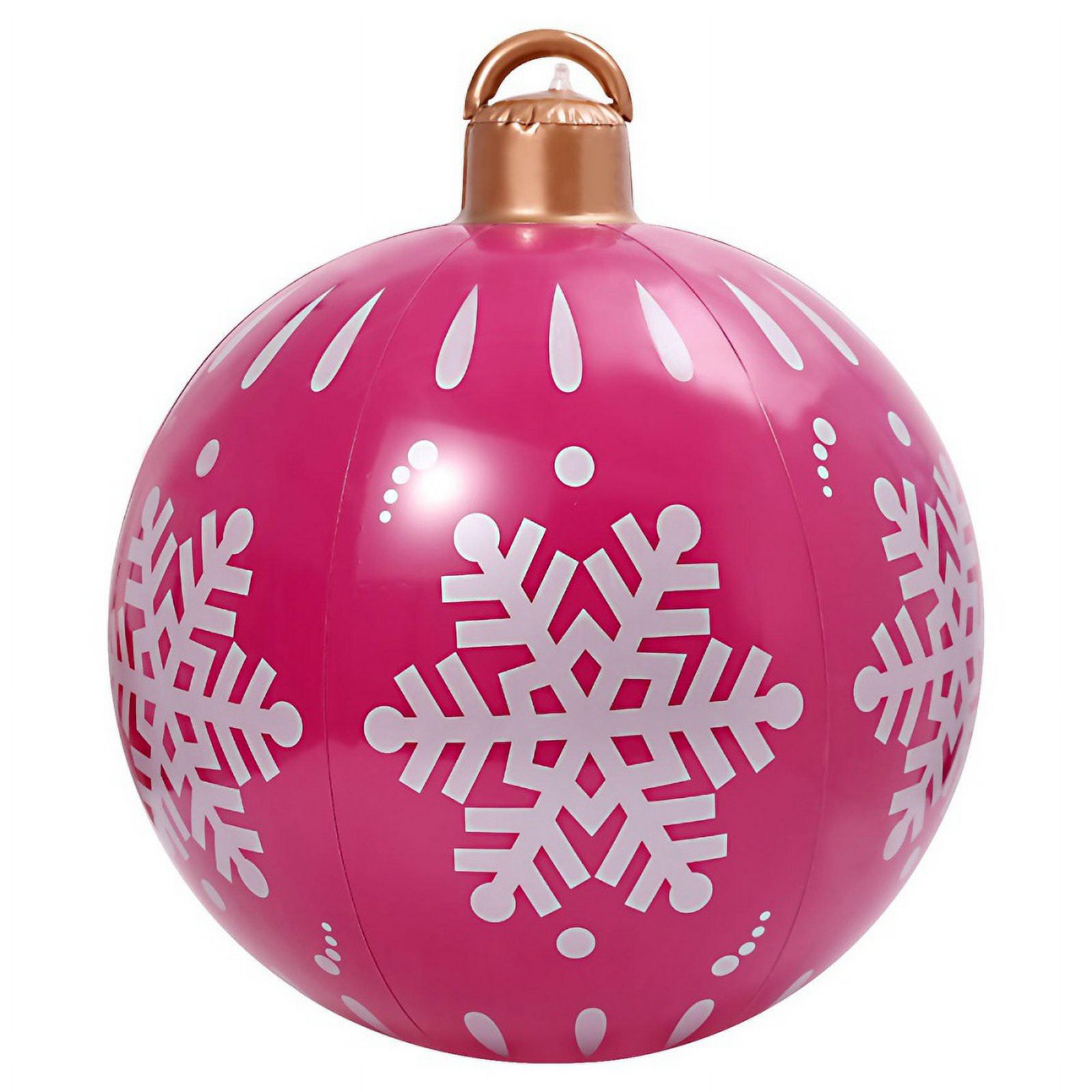 PVC Inflatable Christmas Ball, 24 Inch Large Outdoor Christmas PVC