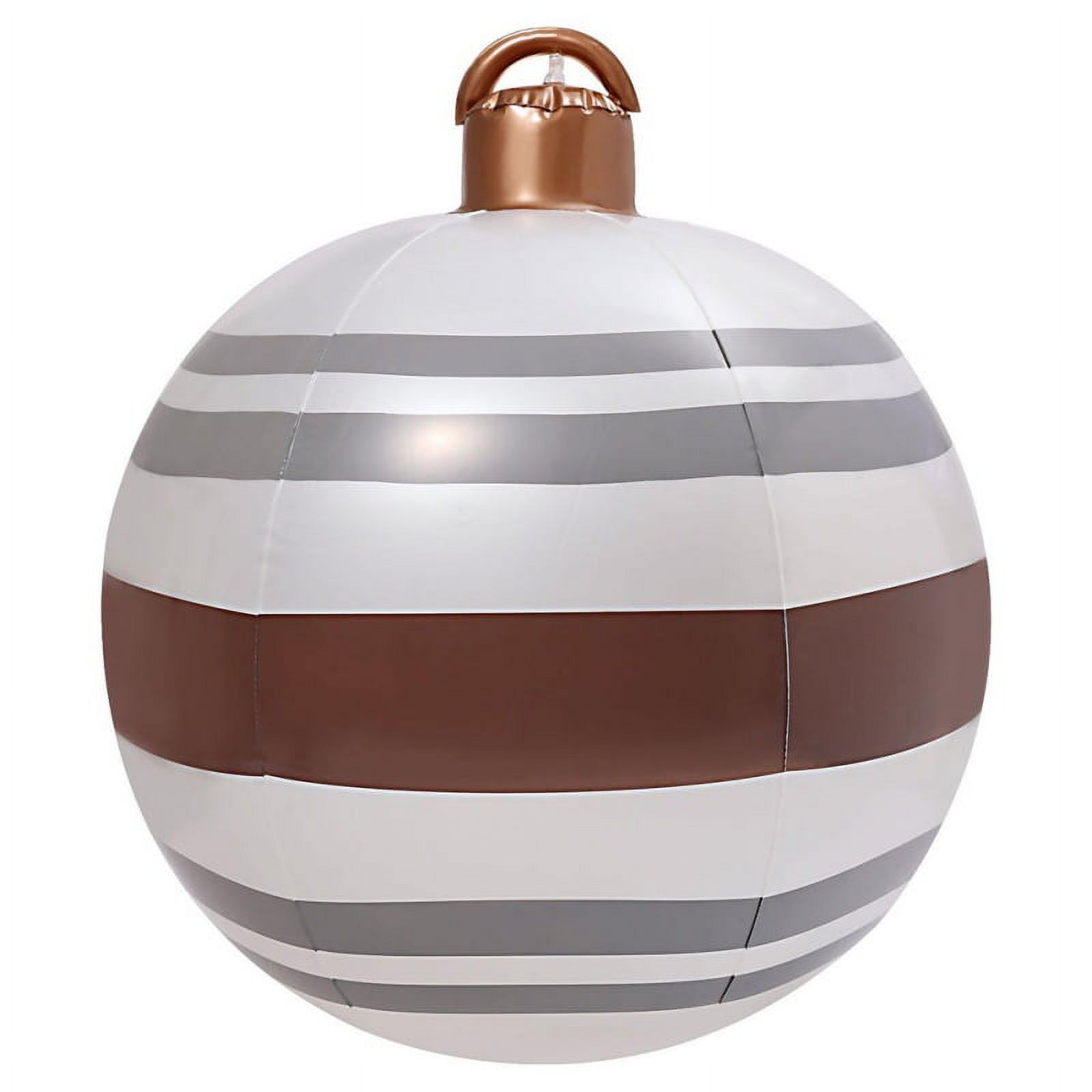 PVC Inflatable Christmas Ball, 24 Inch Large Outdoor Christmas PVC