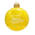 thumbnail image 1 of PVC Inflatable Christmas Ball – 25.9 in Hanging Ornament for Garden, Yard, Indoor Party & Holiday Décor, Waterproof Outdoor Decoration, 1 of 5