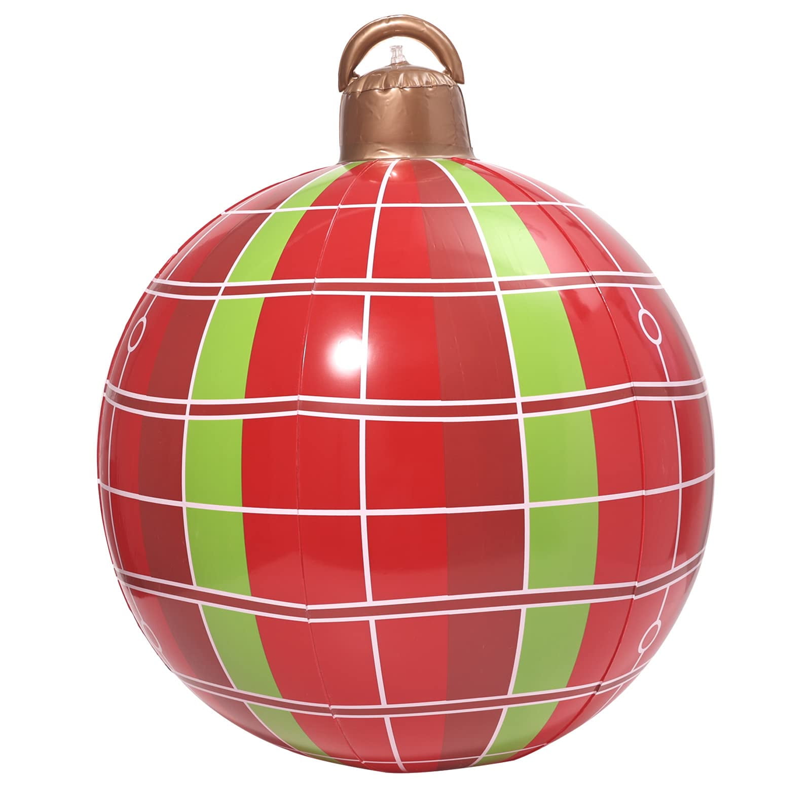 PVC Inflatable Christmas Balls 29 Inch Outdoor Christmas Light up PVC