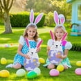thumbnail image 1 of PVC Inflatable Easter Bunny & Eggs - Waterproof Blow-Up Holiday Decor, Cute Easter Balloon Toy for Home, Garden & Celebration, 1 of 6