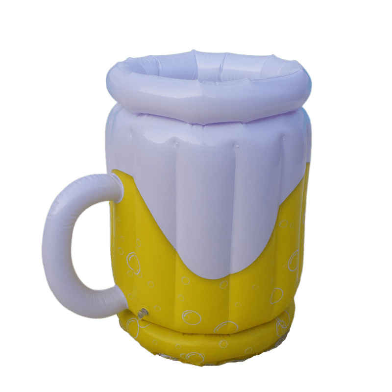 PVC Inflatable Ice Bucket Beer Steins, Water Beverage Inflatable Ice ...