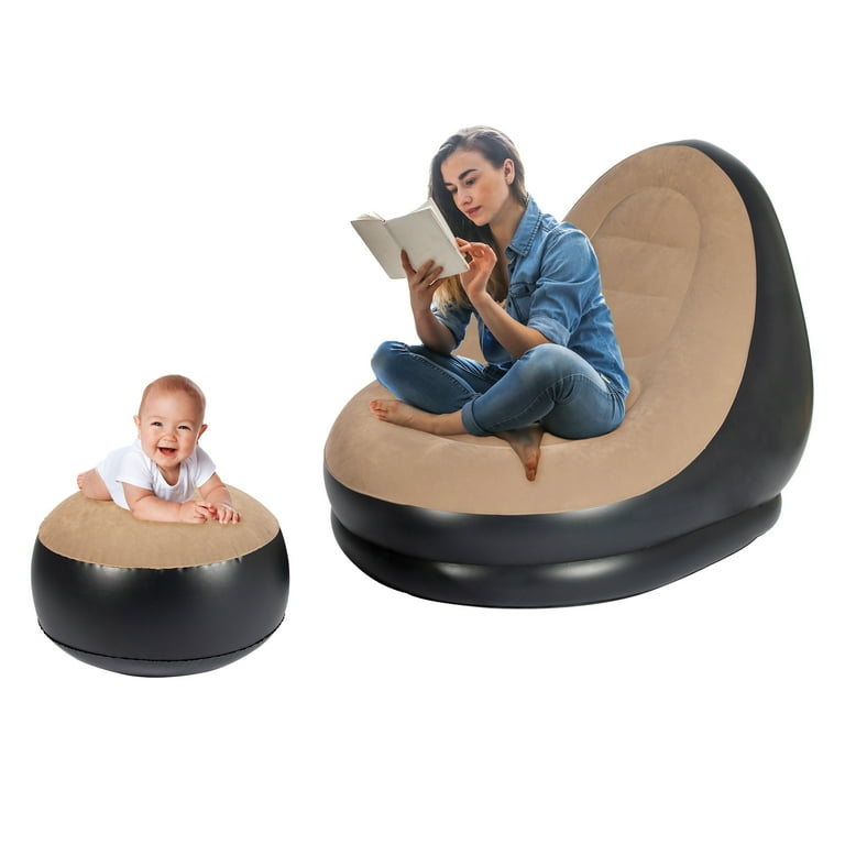 Onetify Inflatable Chair with Foot Rest Couch Set