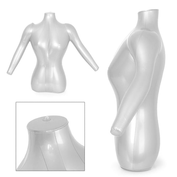 PVC Inflatable Mannequin Child Half body Kid Model Shirt Tops Dummy Torso