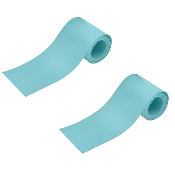 PVC Inflatable Repair Patch, Waterproof Rubber Patch Kayak Canoe Repair Sheet, Self Adhesive Repair Patch For Inflatable Boats, Rubber Rafts, Air Mattresses & Leak Hole Fixing (Mint Green-2Pcs)