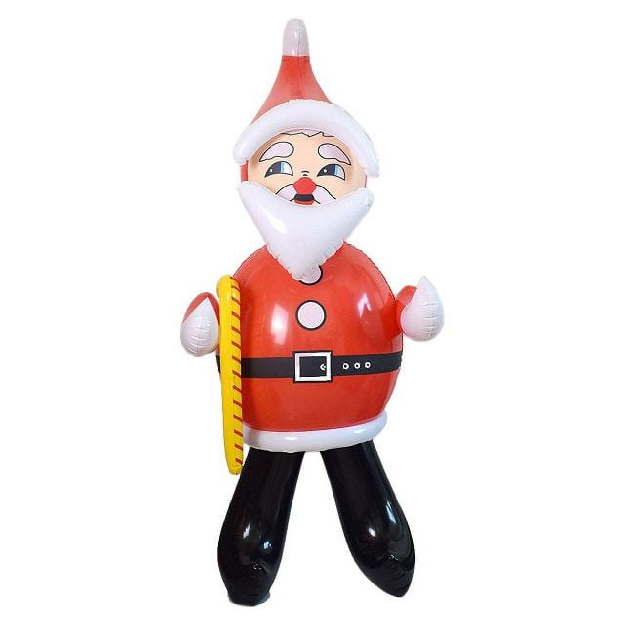 PVC Inflatable Santa Claus Doll Christmas Inflatable Toy Doll Indoor