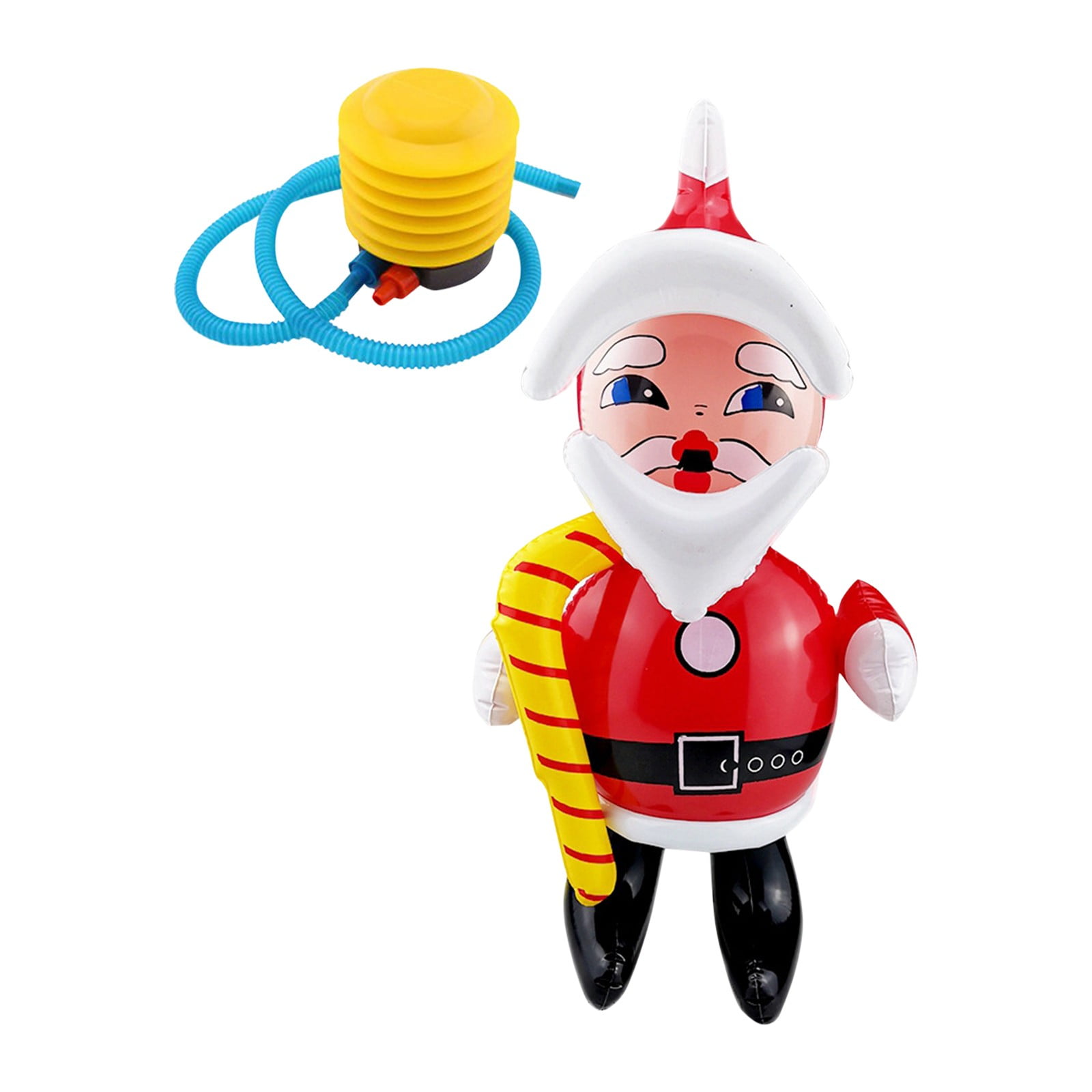 PVC Inflatable Santa Doll, Christmas Ornaments, Christmas Outdoor Inflatable Decoration - With Inflatable Tube