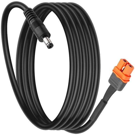 PVC Insulated Transfer Adapter Cable XT60i F Female to DC5521 Male Plug Cord Line for Power Equipment Black