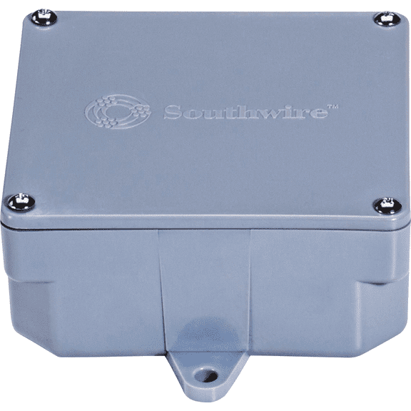PVC Junction Box - Single Pack  Home & Garage Storage, Stackable Design