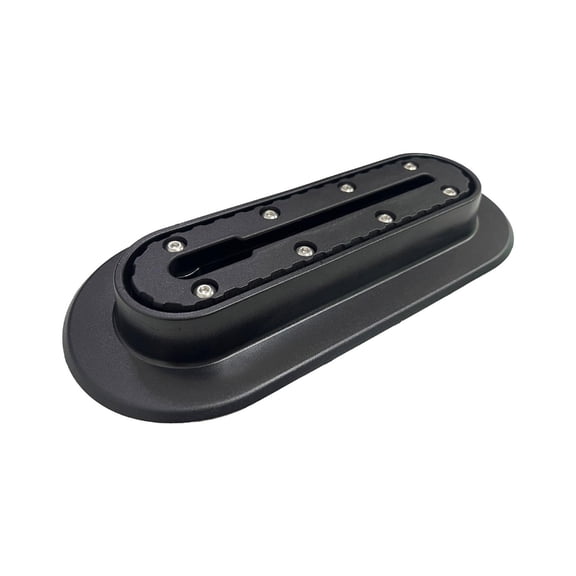 PVC Kayak Mounting Base With Rail Light Weight Kayak Base Rail Attachments Enhances Stability Easy to Installation