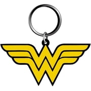 PVC Key Chain - DC Comics - Wonder Woman Logo Yellow Soft Touch 45776