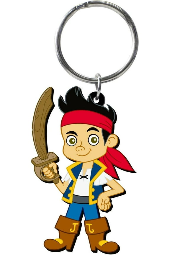 PVC Key Chain - Disney - Jake Pirate Soft Touch Gifts Toys 21768