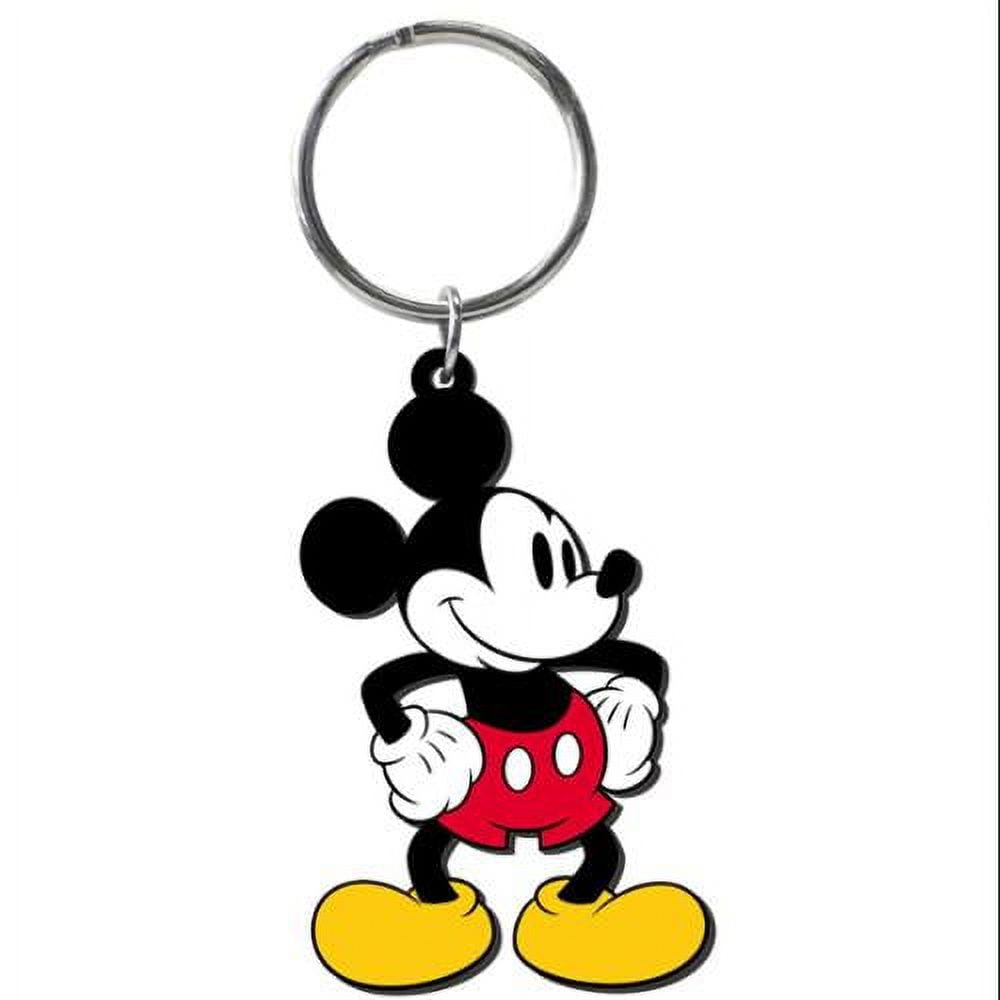 Disney's Mickey Mouse Soft Touch PVC Key Ring: Mickey