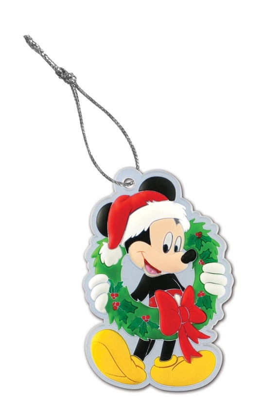 PVC Key Chain - Disney - Mickey Mouse Wreath Soft Touch 24881
