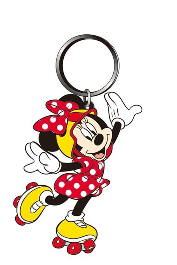 Minnie Mouse Soft Touch PVC Keychain