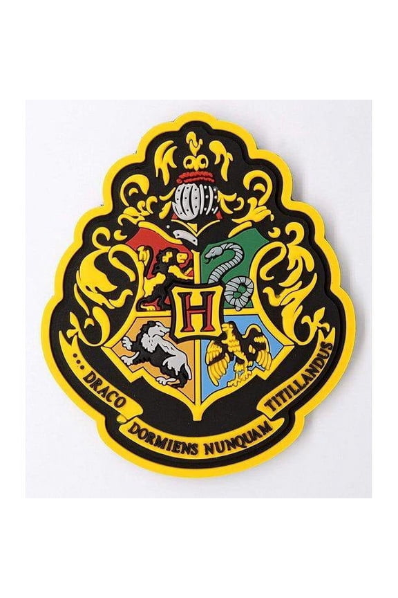 PVC Key Chain - - Hogwarts Crest Soft Touch New Licensed 48066