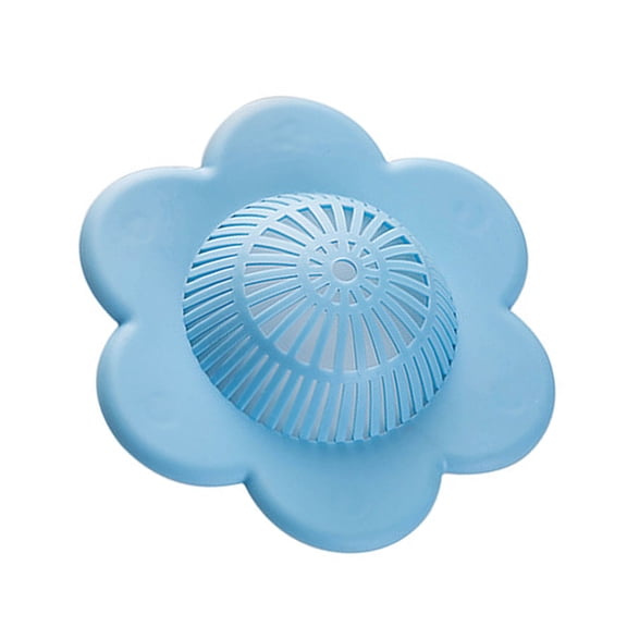 PVC Kitchen & Bathroom Sink Drain Strainer with Suction Cup Mesh Filter for Hair and Debris Clogging Prevention