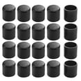 thumbnail image 1 of Leg Caps Tips Cup Cup 22mm 0.87' Inner Dia 20pcs for Furniture Desk Chair, 1 of 7