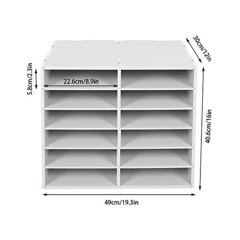 Buy TQVAI Wood Adjustable Literature Organizer Desktop File Sorter Ail