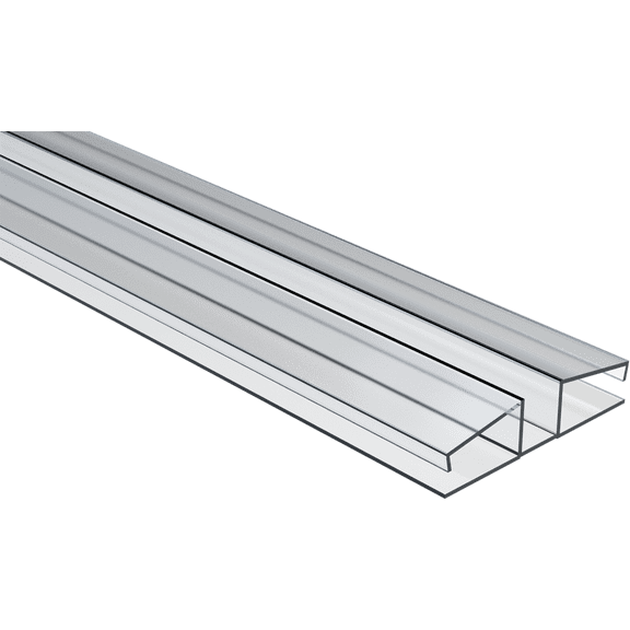 PVC Living Hinge with Groove, 3/16" Thick Panels, 72" Length (Pack of 2)