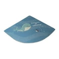 thumbnail image 1 of PVC Loofah Corner Shower Mat Non Slip Bath Mat With Drain Holes For Bathroom Floor Tub Elderly, 1 of 4