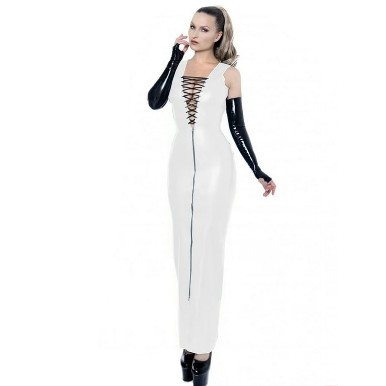 Sexy Lace Up O Neck Waist Skirt Dresses Sexy Lace Up O Neck Waist Skirt Dresses