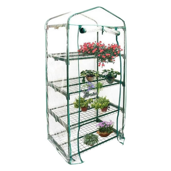 ICQOVD PVC Mini Home Garden Greenhouse Plant Bag Waterproofs Protection Garden Plants PVC Plant Cover,Home Decor Collection