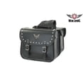 thumbnail image 1 of PVC Motorcycle Saddlebag With Studs, 1 of 1