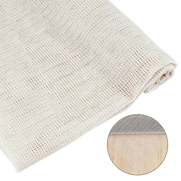 PVC Net Fabrics Non Slip Mattress Pad for Sofa Couch Chair Cushion White 2000x1200x0.5mm