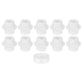 thumbnail image 1 of Nipple Male Thread Coupling Adapter Connector, 10Pcs 25mm(1") Pipe Fitting with Sealant Tape (Male to Male), Hose Adapter Coupling for Thread plumbing Pipe (White), 1 of 6