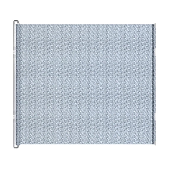 PVC No-Punch Jump-Proof Pet Fence, 15.75"x50" Retractable Partition Barrier for Cats and Dogs with Strong Clips