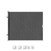 PVC No-punch Pet Fence Pet Fence Jump Proof Partition Fence Pet Door Stop Cats Barrier Retractable Pet Fence Strong Clips