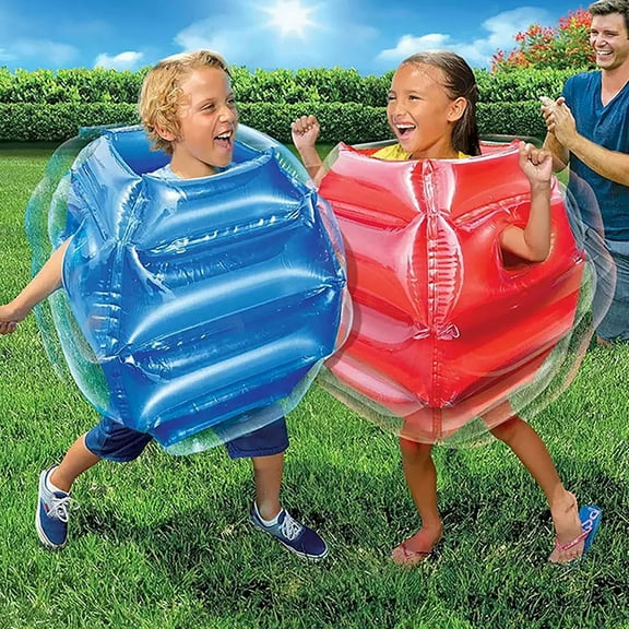 PVC Outdoor Collision Ball Fun Body Bubble Prop for Sports Games and Friendly Competition Active Play Bumper Toy, Red 20 Inch
