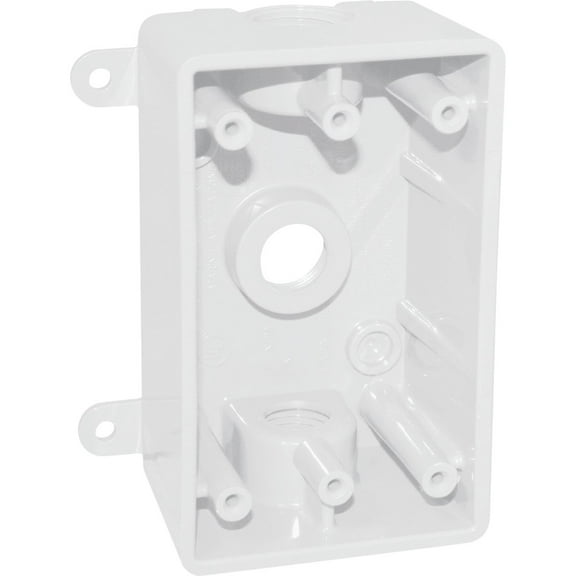 PVC Outdoor Junction Box - Single Pack