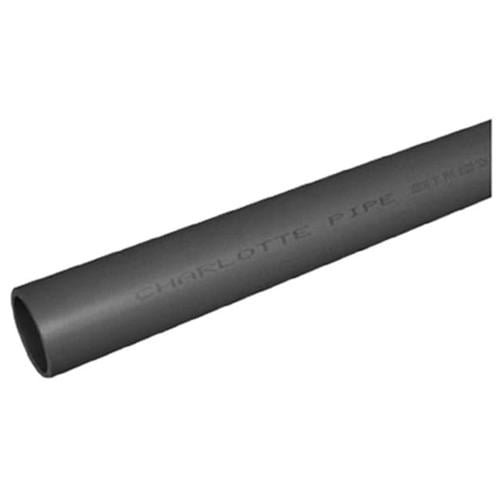 Charlotte Pipe 1-1/2 In. x 20 Ft. Schedule 80 Gray PVC Pressure Pipe