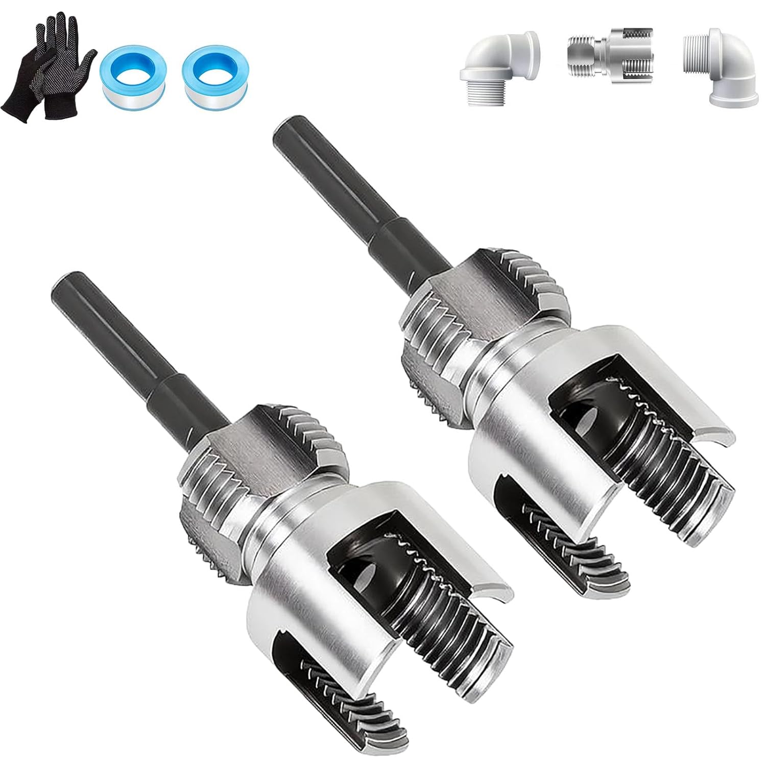 PVC PPR Pipe Threader Tool 1/2 3/4 Integrated Internal External ...