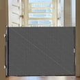 thumbnail image 1 of PVC Pet Fence without Drilling, Jump Proof Partition Barrier for Cats and Dogs, Retractable Pet Gate with Strong Clips, Adjustable Pet Door Stop for Indoor and Outdoor Use, 1 of 6