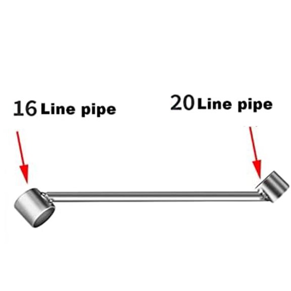 PVC Pipe Bender Spring, For 16-32mm Wire and Aluminum Plastic Pipes, Galvanized Steel Manual Tube Bending Tool, For Plumbers, Electricians, Construction For Pros(16-20mm)