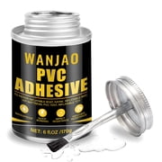 PVC Adhesive, PVC Cement & PVC Glue, Fast-Set Liquid Cement for Plastic Products, 6 fl oz 170g
