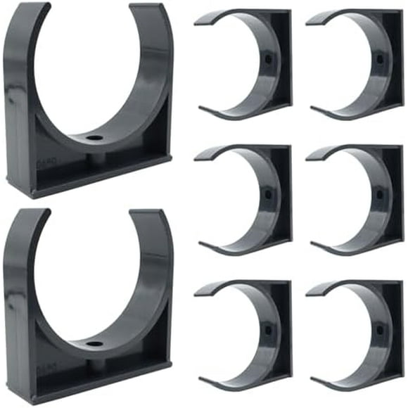 Haozheng PVC Pipe Claps Clips For 50/1.97 Inch OD U-Hook TV Trays