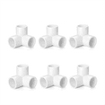 thumbnail image 1 of PVC Pipe Elbow 1 Inch 3 Way, DIY PVC Tee Elbow Fittings for PVC Pipe Connections,6PCS, 1 of 7