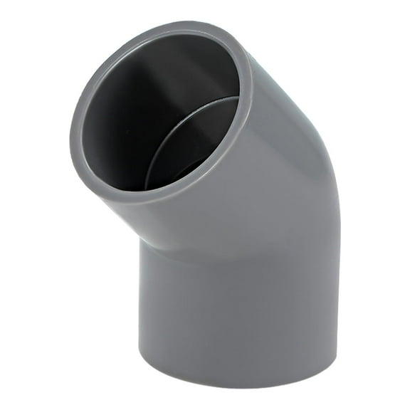 Pipe Fitting,45 Degree Elbow,Gray,1-Inch Socket 2Pcs