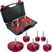 PVC Pipe Fitting Reamer 6 PCS Kit fit into standard 1/2" drills PVC pipe reamer tool Contains PPR75, PPR100, PPR150, PPR200, PPR300 and PPR400 Size0.75",1",1.5",2",3",4
