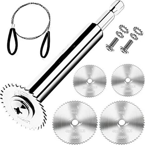 PVC Pipe Inside Cutter with 1/4Inch Hex , Plumbing Inside Cutter Internal Pipe Cutter, 32MM & 44MM, with Wire Saw
