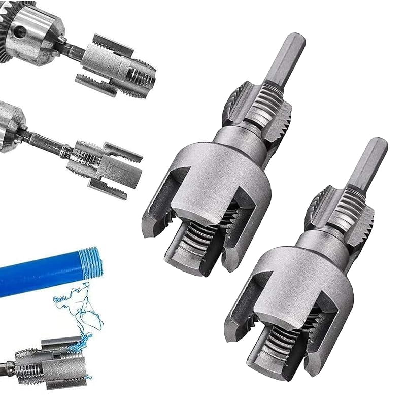 Copper Pipe Cutter Integrated Internal & External Pipe Threading Tool ...