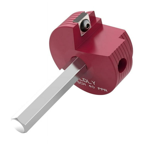 PVC Pipe Reamer with Hexagonal Shaft-PVC Joint Saver for Water Lines, Drain Lines-Plumbing Tool for Inner Pipe Cutting A1 set x pvc pipe reamer