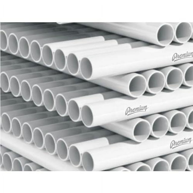 PVC Pipe Sch. 40 3 Inch (3.0) White Custom Length 6FT Feet