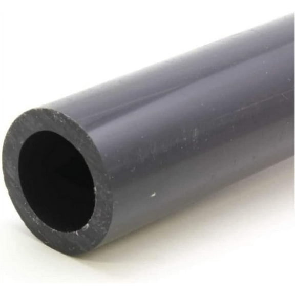 PVC Pipe Schedule 80 Industrial Grade Grey 1-1/4 Inch (1.25) Grey/PVC - 5FT, Gray$$Plumbing & HVAC